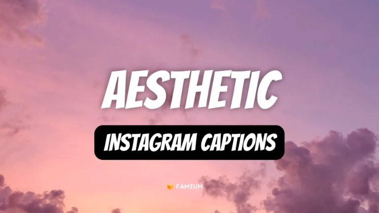 Aesthetic Instagram Caption Ideas
